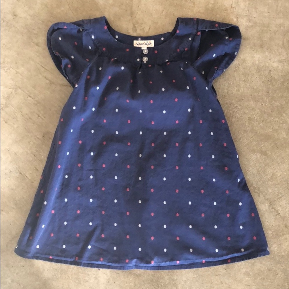 Steven Alan polka dot dress 3T